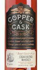 Copper & Cask Small Batch 008 Cigar Blend Whiskey