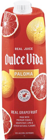 Dulce Vida Paloma Rtd Real Grapefruit Tetra