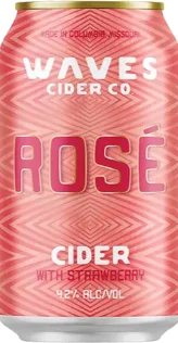 Waves Rose Cider with Strawberry
