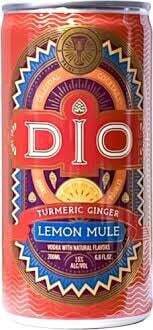 Dio Canned Cocktails Turmeric Ginger Lemon Mule