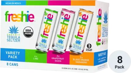 Freshie Organic Tequila Hard Seltzer Variety Pack X Ct