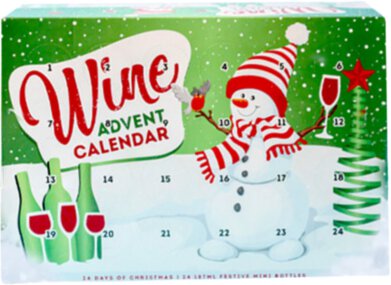 Happy Snowman Wine Advent Calendar