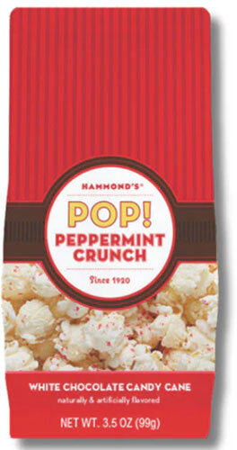 Hammond's Peppermint Crunch Popcorn