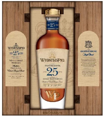WhistlePig The Badonkadonk 25 Year Old Single Malt Whiskey