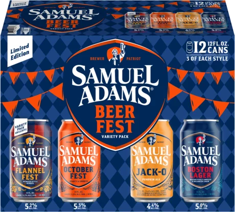 Samuel Adams GameDay Beers Seasonal Variety Pack