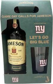Jameson Irish Whiskey NY GIANTS GIFT SET