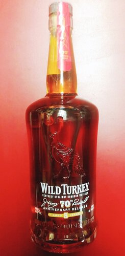 Wild Turkey Jimmy Russell's 70th Anniversary Release 8 Year Old Kentucky Straight Bourbon Whiskey