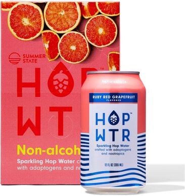 Hop Water Ruby Red Grapefruit N A