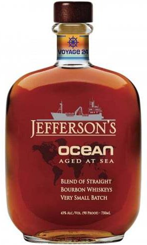 Jeffersons Voyage Ocean Aged At Sea Blend Of Straight Bourbon Whiskeys Very Small Batch