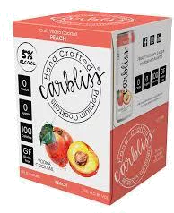 CARBLISS VODKA PEACH 4CAN