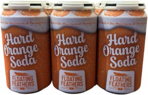 Floating Feathers Hard Orange Soda 6/4 Cans