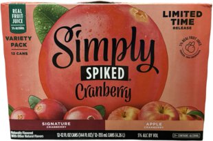 Simply Spiked Cranberry Variety 12PK Cans
