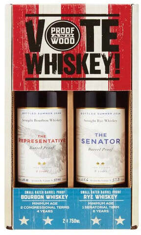 Proof And Wood Vote Whiskey Gift Set Bundle