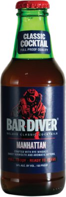 Bar Diver Manhatton Cocktail Rtd