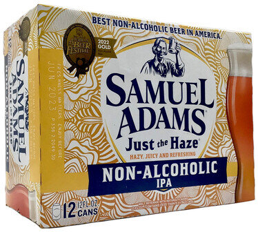 Sam Adams Just The Haze Non Alcoholic Ipa
