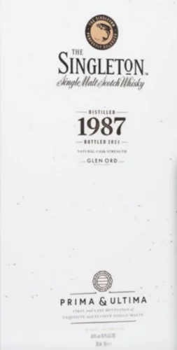 The Singleton 34 Year Old 'Glen Ord' 1987 Prima & Ultima Single Malt