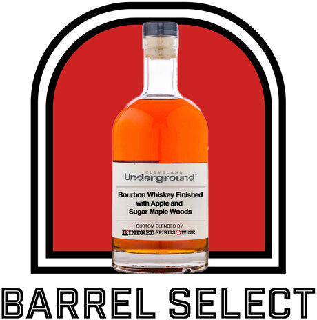 Cleveland Underground Kindred Barrel Select Bourbon Finished in Apple & Sugar Maple Wood