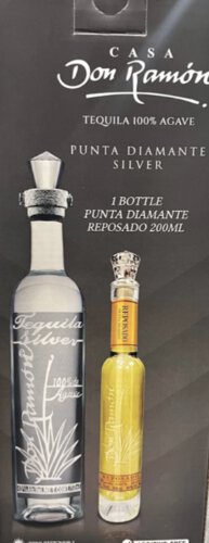Don Ramon Tequila Silver 200ml Reposado Gift Pack