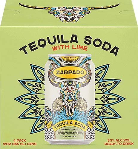 Zarpado Tequila Soda with lime