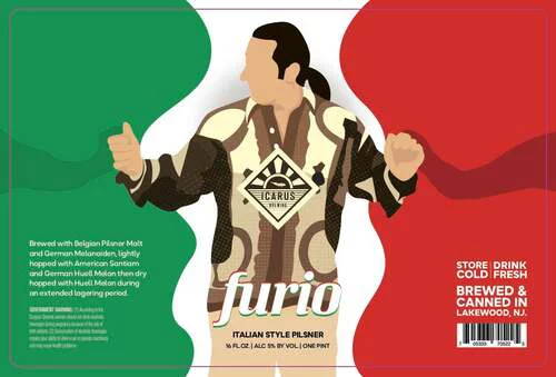 Icarus Brewing Furio Italian Style Pilsner