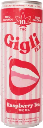 Gigli Raspberry Tea 10MG THC 4pk Can