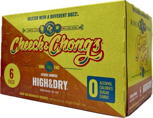 Cheech & Chong's High & Dry Citrus Sunrise - 5mg Delta-9 THC
