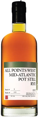 All Points West Mid Atlantic Pot Still Rye Batch Newark New Jersey