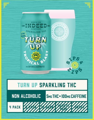 INDEED TURN UP 5MG THC 4CN