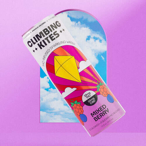 CLIMBING KITES MIXED BERRY 10MG THC 4CN