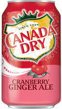 Canada Dry Cranberry Ginger Ale Cans