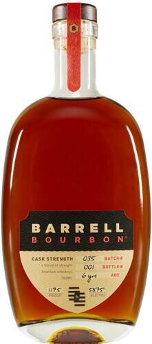 Barrell Craft Spirits Batch Cask Strength Kentucky Bourbon Whiskey #35
