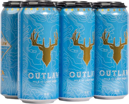 Outlaw Mile Hi Light Beer