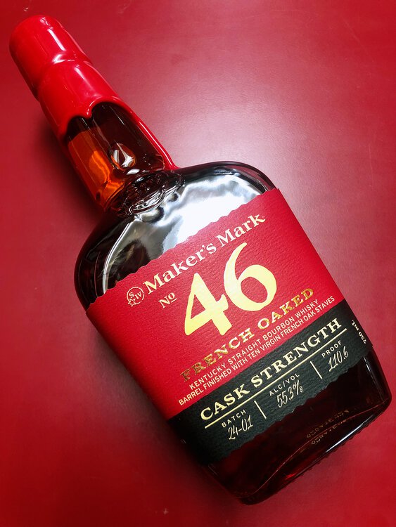 Maker's 46 Cask Strength French Oaked Bill's Recipe Straight