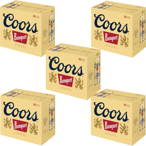 5 Coors Banquet 30pks