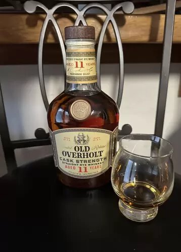 Old Overholt Rye Whiskey 11yr Cask Strength Straight Rye Whiskey