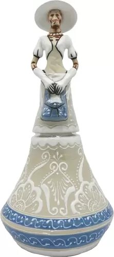 Riqueza Azul Añejo Catrina Ceramic Artisanal Bottle