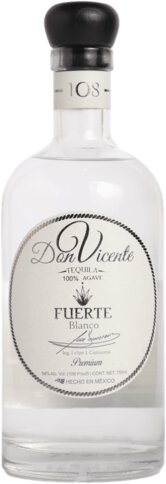 Don Vicente Tequila Blanco Fuerte 108 Proof