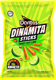 Doritos Dinamita Tangy Fiery Lime Stick Chips