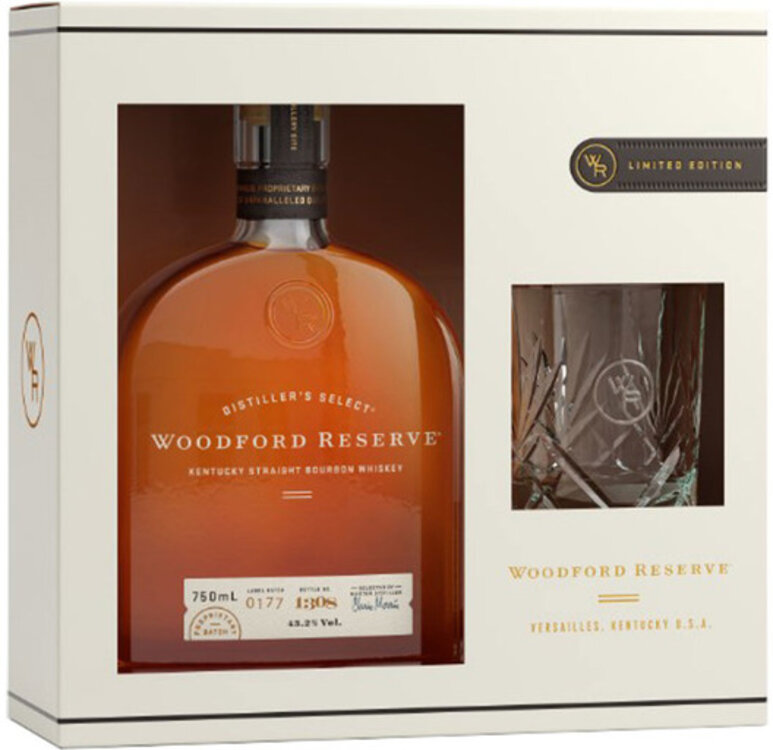 Woodford Reserve Kentucky Straight Bourbon Whiskey Glass Set