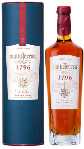 Santa Teresa Rum 1796 Solera Rum Gift Tube