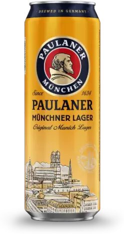 Paulaner Original Lager, Munich Germany 16oz
