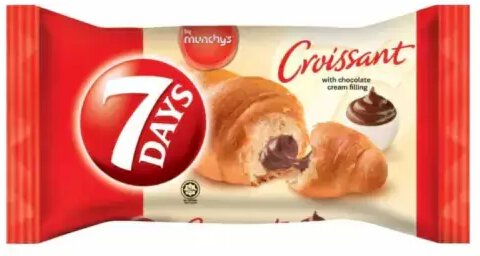 Soft Croissant with chocolate cream filling 2.65oz