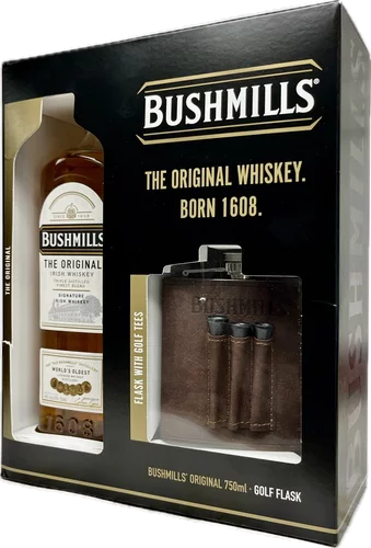 Bushmills® Original Irish Whiskey with Golf Flask - Archer Liquors
