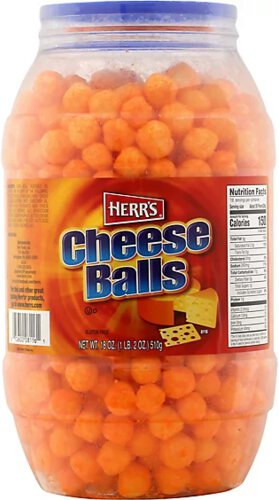 Herrs Cheese Ball Barrel