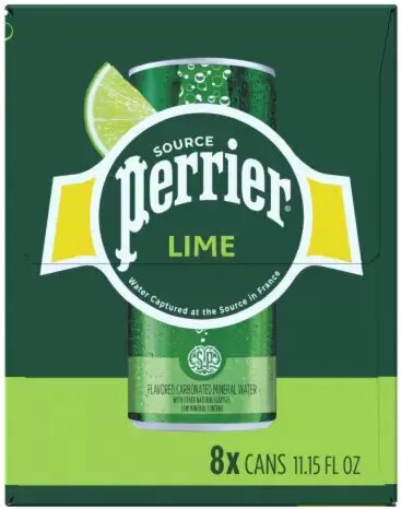 Perrier Lime 8cans
