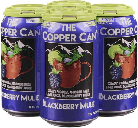 The Copper Blackberry Moscow Mule