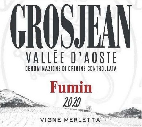Grosjean Fumin Vigne Merletta Vallee D'aoste 2021 1.5l Magnum