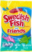Swedish Fish & Friends Peg Bag