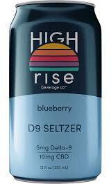 High Rise Blueberry Seltzer D9 Thc 5mg