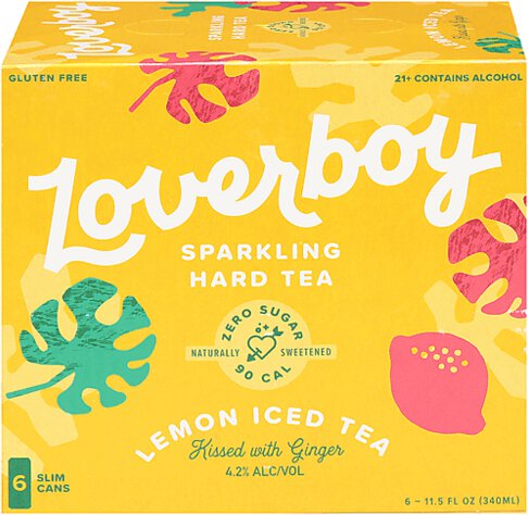 Loverboy Sparkling Lemon Iced Tea 6pk